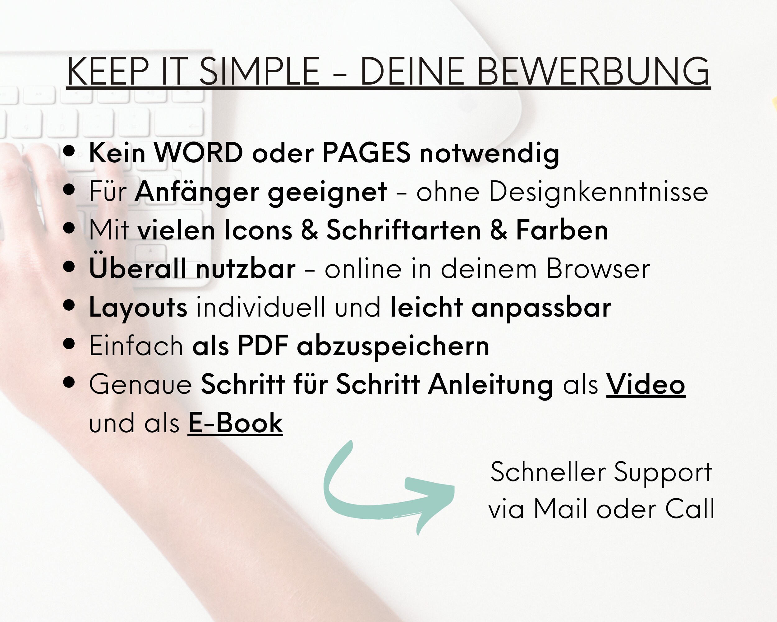Application Template German CV in Tabular Form Creative Cover Letter ...