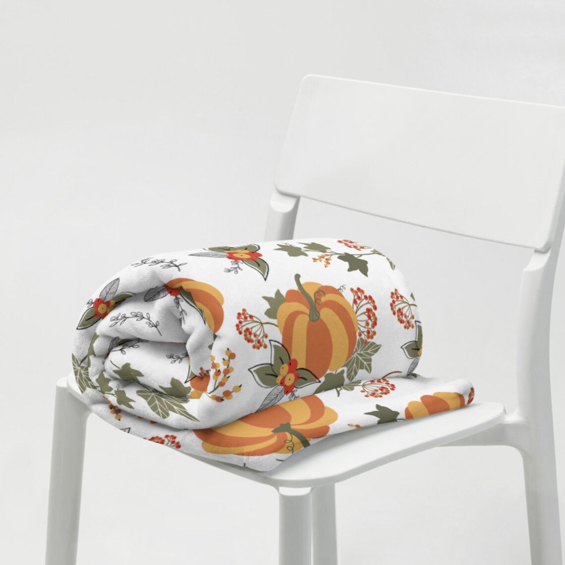 Fall Throw Blanket Autumn Throw Blanket Halloween Blanket Etsy