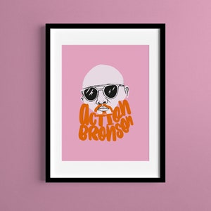 Action Bronson Fuck That's Delicious A5 A4 A3 A2 Grafik Illustration Musik Wall Print Poster Ungerahmt