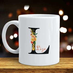 Preciosa taza personalizada con tu nombre, para que sólo tú puedas usarla siempre. Taza Taza Nombre Papá Mamá Hija Hijo Hermana Hermano Mejor Amigo