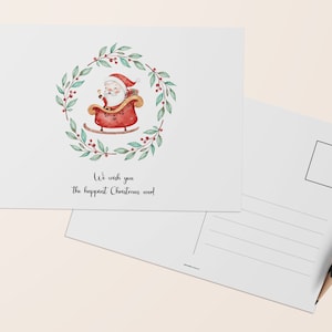 5er Pack Weihnachtspostkarten! Postkarten für Familie und Freunde, Familienpostkarten, Postkarte, Weihnachtszeit, Weihnachtsgrüße.