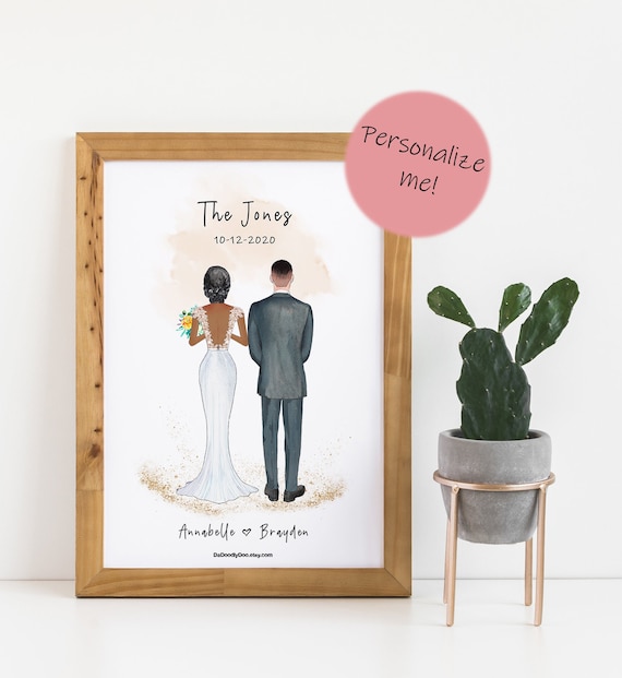 Bride and Groom Just Married Gifts for Newlyweds and Wedding Guests - Bride  And Groom - Magnet