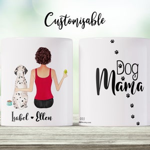 Unconditional to me furry friend! Girl and Dog Mug, Gifts for Dog Lovers, Personalised Dog Mom Mug, Dog Lover Mug, Life is Better With a Dog