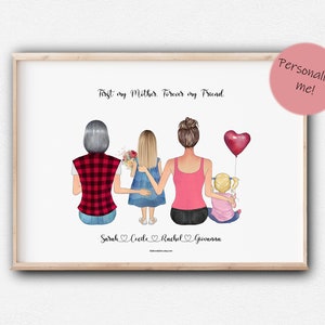 Estampa Dia das Mães! Personalize seus personagens! Ótimo para ocasiões de aniversário e família da mamãe.