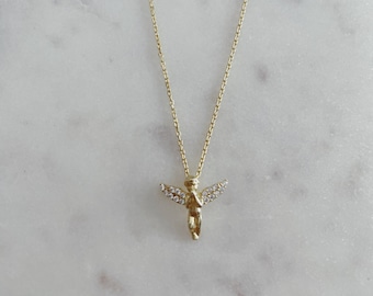 Collana Angelo Sterling Oro Dorato Placcato