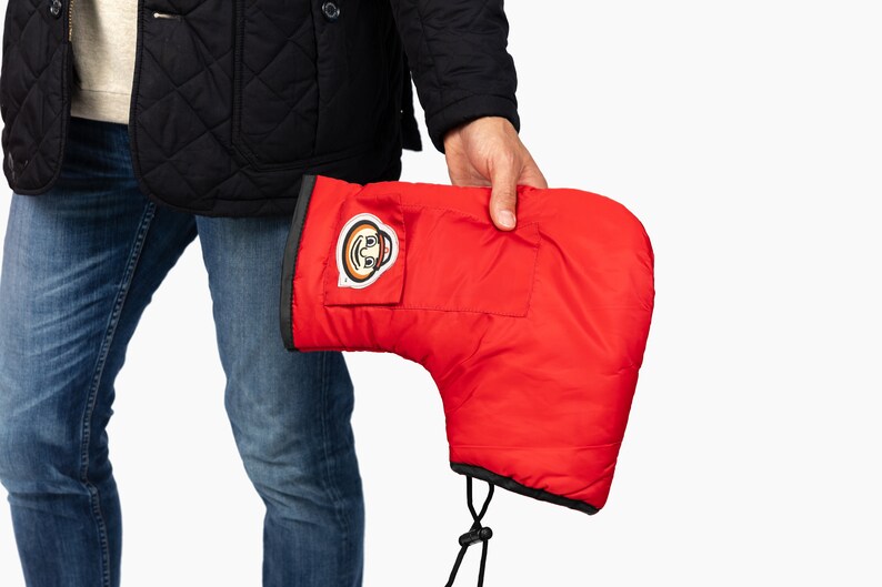 OSU Mogee Muffs Fleece Bike Handlebar Muffs for Flat Bar Handlebar