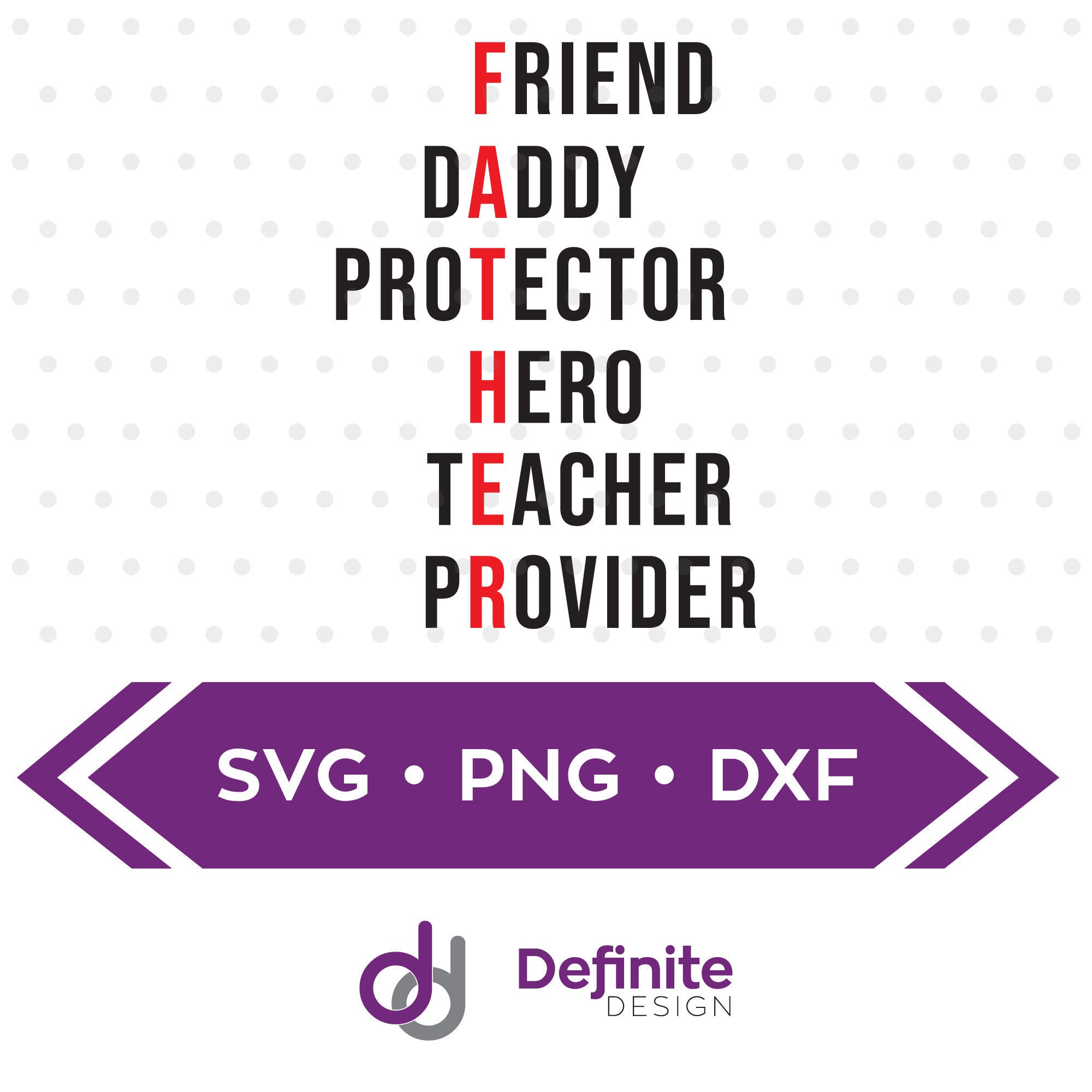 Définition du père svg / Fête des pères Svg / Père Ami Papa Héros