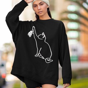 Cat Ladies Vote Childless Cat Lady Sweatshirt Cat Ladies For Kamala Crewneck Kamala Walz Sweatshirt Harris Walz Sweatshirt Leftist Gift
