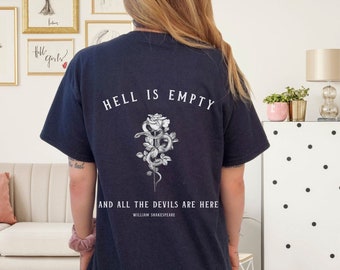 Shakespeare T Shirt Goblincore Shirt Grunge Fairy Shirt Goblincore Clothing Dark Academia Clothing Snake Tee Alt Clothes Emo Tshirt Goth Tee