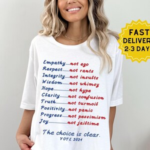 2024 Election Shirt Harris Walz Shirt Kamala Harris TShirt Vote Shirt Kamala Walz Shirt Voting Freedom Stop Hate Shirt Harris Walz TShirt