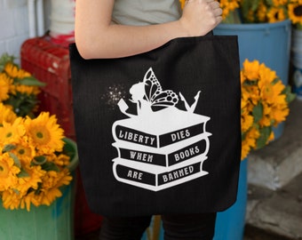 Bücherwurm Tasche I Read Banned Books Tasche literarische Tasche Bücherwurm Dinge Bücherwurm Merch Lesen Tasche Fairy Core Dark Academia Tasche