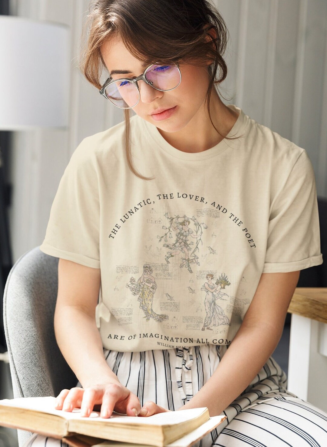 Shakespeare Shirt Midsummer Nights Dream Shakespeare T Shirt Light ...