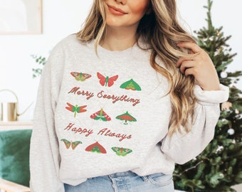 Moth Sweatshirt Lunar Moth Shirt Moth Wings Cottage Core Shirt Moth Hoodie Fairycore Sweatshirt Dragonfly Moth Sweater Y2K Butterfly Shirt