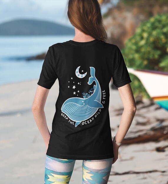 Orca Whale Shirt Manatee Shirt Save the Ocean Climate Change