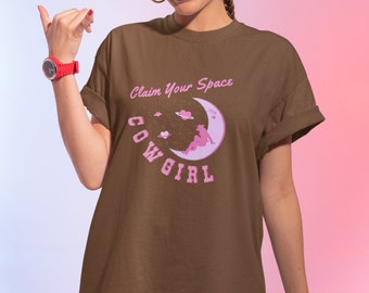Space Cowgirl Shirt Disco Cowgirl Western Retro TShirt Indie Cowgirl Costume Howdy Space Cowgirl Outfit Cowgirl Aesthetic Clothes Y2K Tee