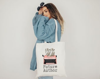 Future Author Tote Bag Bookish Tote Bag Writer Bag Bookish Merch Literary Totebag Author Gift Writer Gift Future Published Author Totebag