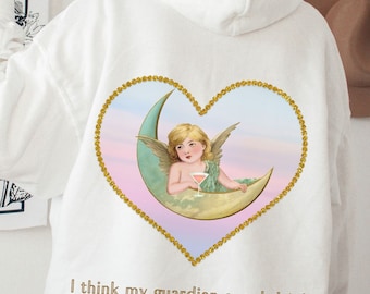 Coquette Hoodie Angelcore Sweatshirt Light Academia Cottagecore Hoodie Coquette Aesthetic Fairycore Coquette Shirt Cottage Core Angel Hoodie