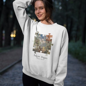 Edgar Degas Rehearsal of the Ballet Classical Artist Gift Degas Dancer Ballerina Sweatshirt Artsy Sweater Famous Painting Impressionist Gift