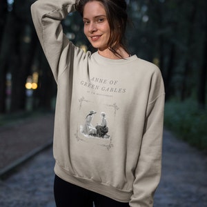 Anne of Green Gables Sweatshirt Anne with an E Literature Crewneck Light Academia Book Sweatshirt Anne Shirley Anne of Green Gables Gifts