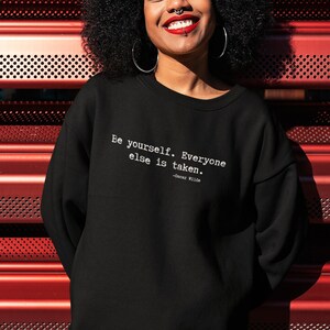 Poet Shirt Oscar Wilde Sweatshirt Literary Shirt Growth Mindset Shirt Dark Academia Clothing Bookish Shirt Alt Clothing Literature Shirt