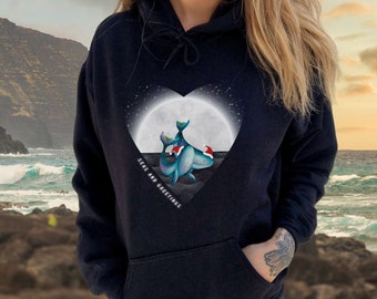 Orca Whale Hoodie Whale Sweatshirt Orca Sweatshirt Beach Hoodie Humpback Whale Manatee Save The Sharks Moon Hoodie Killer Whale Ocean Hoodie