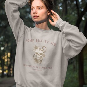 Shakespeare Sweatshirt Shakespeare Sweater Dark Academia Sweater Shakespeare Jumper Goblincore Clothing Whimsigoth Sweater Shakespeare Gifts