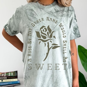Romeo And Juliet Shakespeare Shirt Artsy Light Academia Shirt Shakespeare Poet Shirt Fairycore Shirt Shakespeare Tshirt Shakespeare Gifts