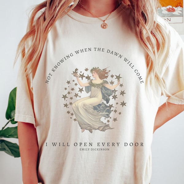 Emily Dickinson Shirt Angelcore T Shirt Angel Core Fairycore Clothing Fairycore TShirt Coquette Shirt Fairy Literature Gift Literary Gifts