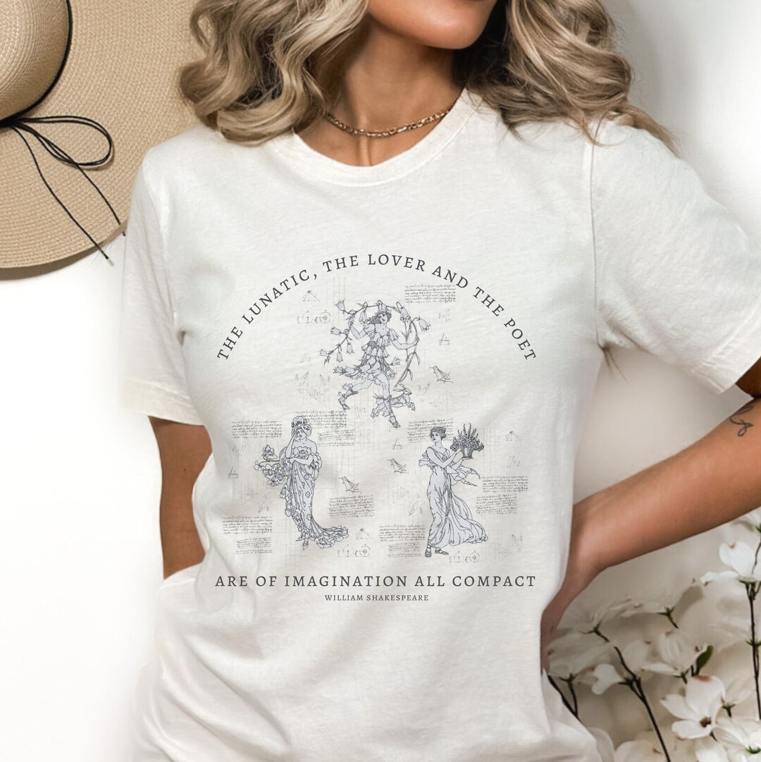 A Midsummer Nights Dream Shakespeare Shirt William Shakespeare Quote ...