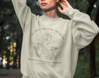 Midsummer Nights Dream Shakespeare Sweatshirt Dark Academia Bookish Crewneck Fairy Grunge Shakespeare Shirt Fairycore Light Academia Sweater