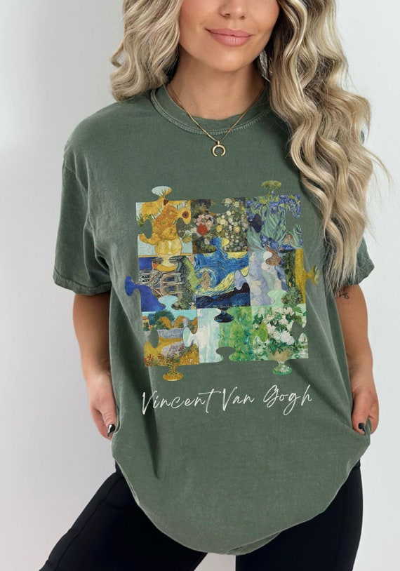 Vincent Van Gogh Shirt Van Gogh T Shirt Artsy Gifts Impressionist