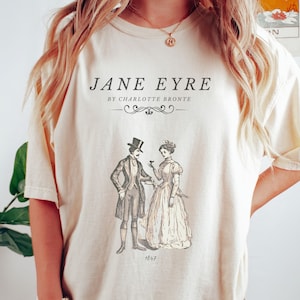 Jane Eyre Shirt Literature T Shirt Charlotte Bronte Shirt Jane Eyre Gift Literary Gift Bookish Tshirt Light Academia Victorian Bookish Tee