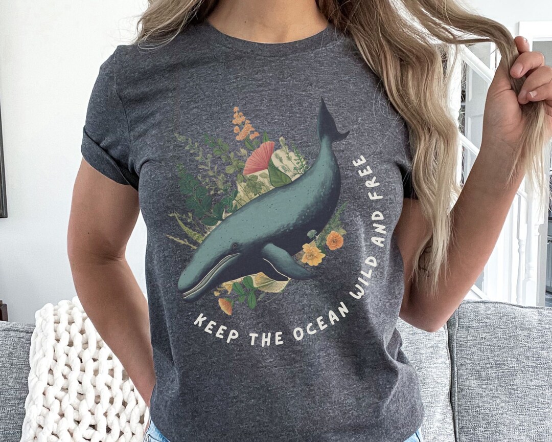 Whale Shirt Manatee Shirt Orca Whale Save the Ocean Shirt Environmental ...