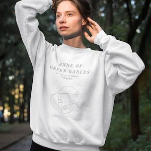 Anne Of Green Gables Sweatshirt Anne With An E Sweatshirt Anne Shirley Gifts Book Crewneck Light Academia Literary Gift Literature Sweater
