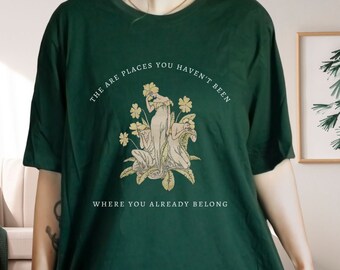 Fata Grunge T Camicia Fairycore Camicia Goblincore Luce Academia Camicia Cottagecore Regalo Cottage Core Dark Academia Abbigliamento Fata Estetica