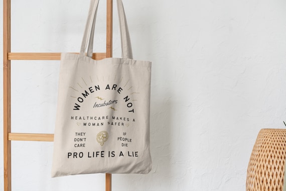Pro Choice Tote Bag Aesthetic Fuck The Patriarchy Abortion Is Healthcare Bans Off Our Bodies Tote My Body My Rules Retro Feminist Totebag