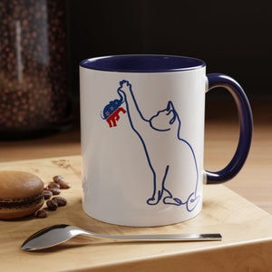 Childless Cat Lady Mug Cat Ladies Vote Kamala Walz Mug Leftist Gift Kamala Merchandise Kamala Mugs Vote Blue Kamala Harris Walz Coffee Mug