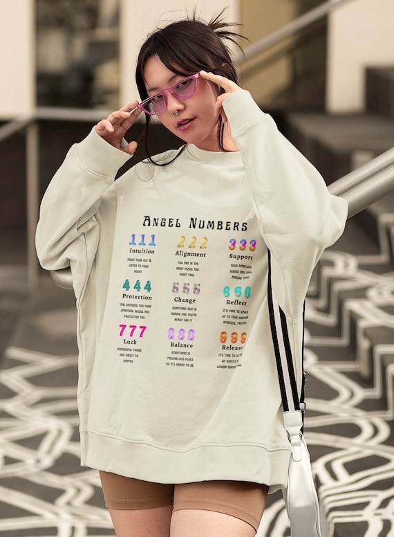 Angel crewneck sweatshirt hotsell