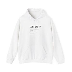 Oscar Wilde Hoodie Minimalist Quote Hoodie Oscar Wilde Sweatshirt Literary Quote Gift Book Definition Hoodie Literature Hoodie Bookish Gift White