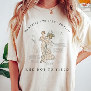 Sappho T-shirt Artemis Grekisk Staty Ljus Academia Poet T-shirt Sappho Kläder Kokett Estetisk Apollo Grekland T-shirt Mörk Academia Gåva