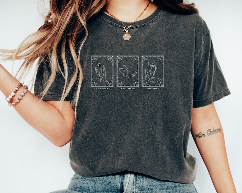 Shakespeare Shirt Botanical Tarot Card Shirt A Midsummer Nights Dream ...
