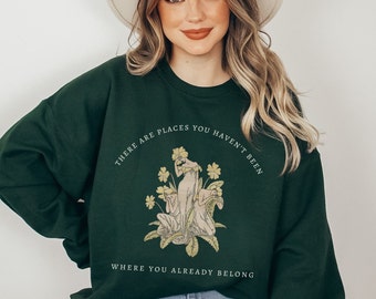Fairy Grunge Sweatshirt Fairy Crewneck Fairy Core Clothes Cottagecore Clothing Dark Academia Y2K Fairy Grunge Shirt Cottage Core Sweater