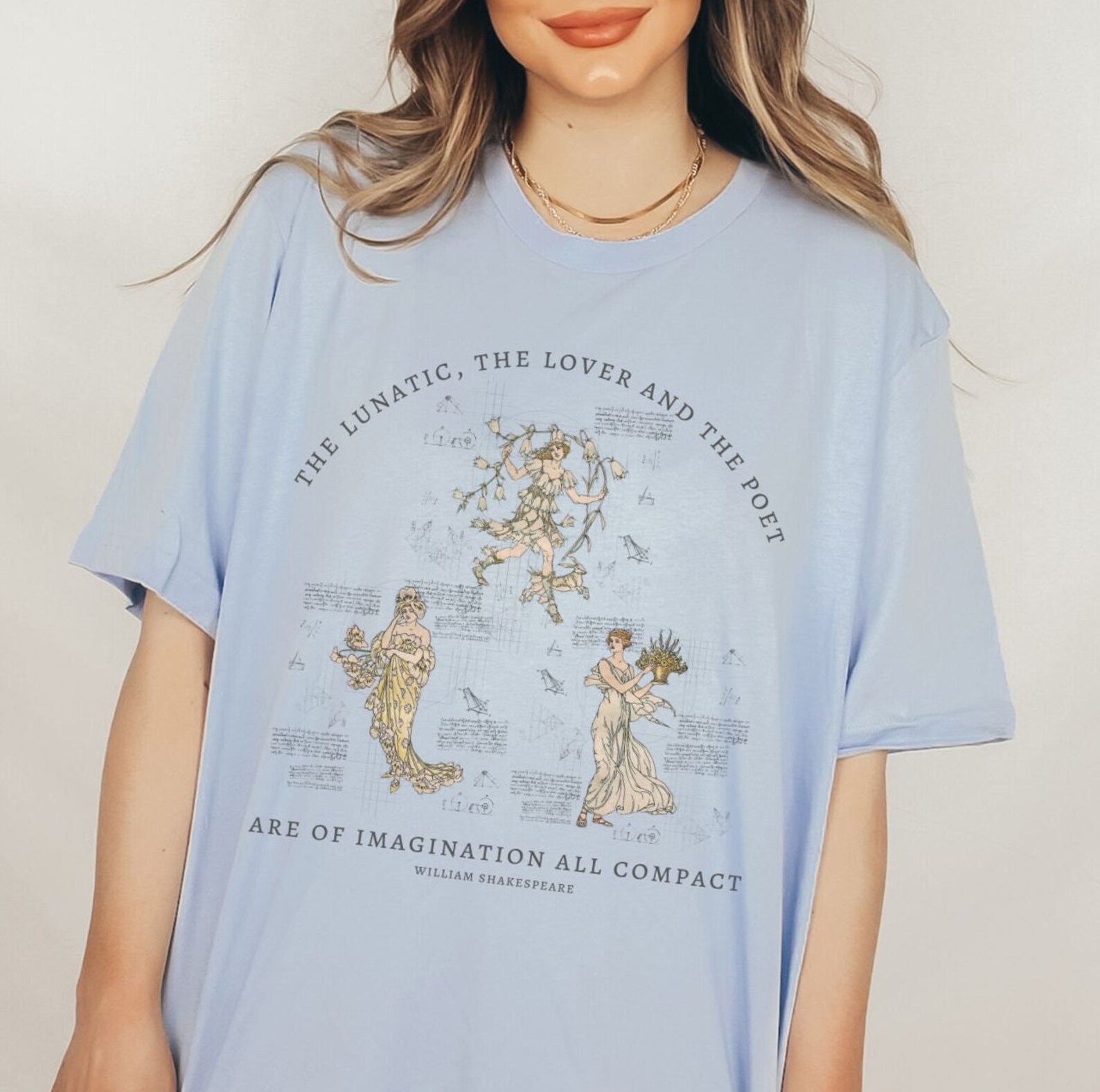 Shakespeare Shirt Midsummer Nights Dream Shakespeare T Shirt Light ...