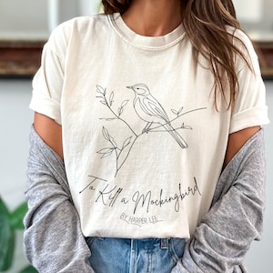 Camiseta de Matar a un ruiseñor Camiseta de Matar a un ruiseñor Regalos de Matar a un ruiseñor Camiseta de Atticus Finch Ropa ligera de Academia Camiseta de libros