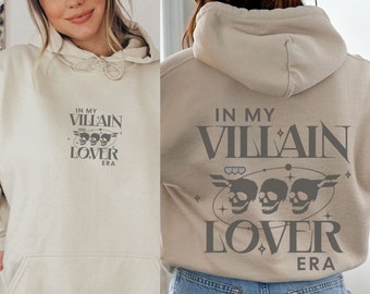 In My Villain Lover Era Sudadera Villain Sudadera Villain Lover Hoodie Book Lover Gift Dark Romance Reader Sudadera Bookish Hoodie