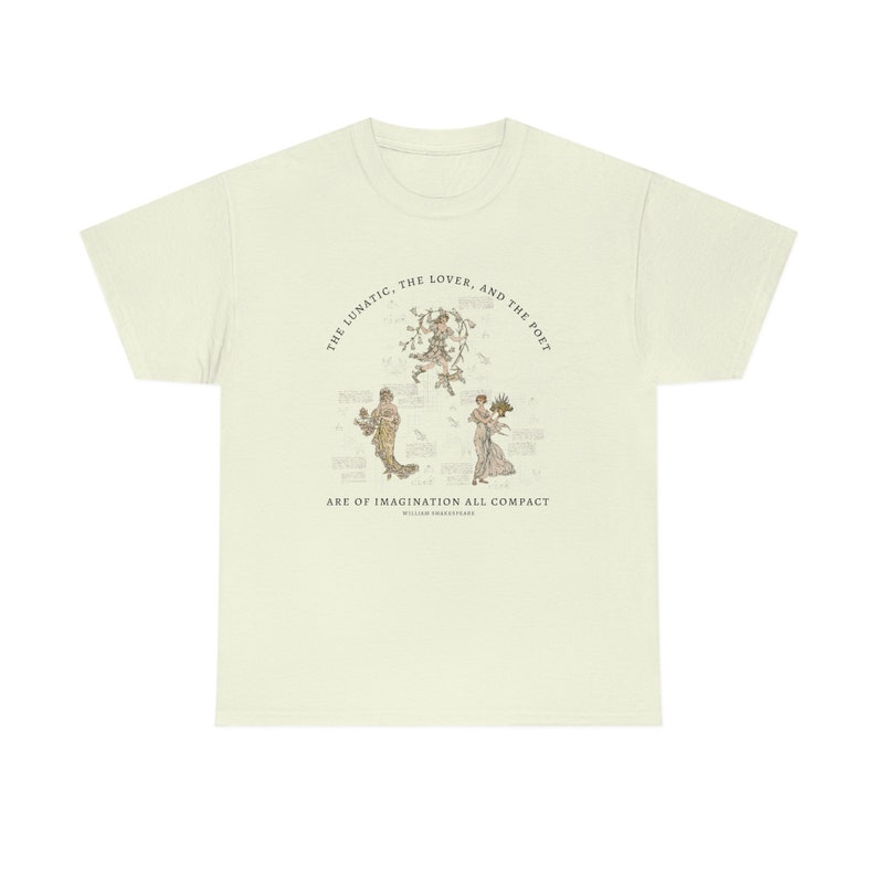 Shakespeare Shirt Midsummer Nights Dream Shakespeare T Shirt Light ...