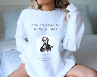 Das Bild des Dorian Gray Oscar Wilde Sweatshirt Das Bild des Dorian Gray Literature Crewneck Dark Academia Kleidung Dorian Gray Shirt