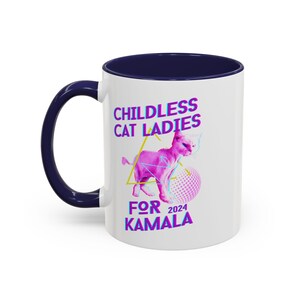 Childless Cat Lady For Kamala Mug Kamala Harris Coffee Mug Childless Cat Ladies For Kamala 2024 Mugs Madam President Feminist Kamala Gift