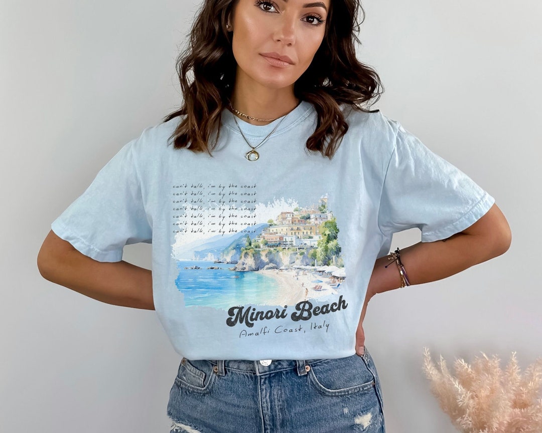 Amalfi Coast Italy Shirt Positano Tshirt Capri Shirt European Vacation ...