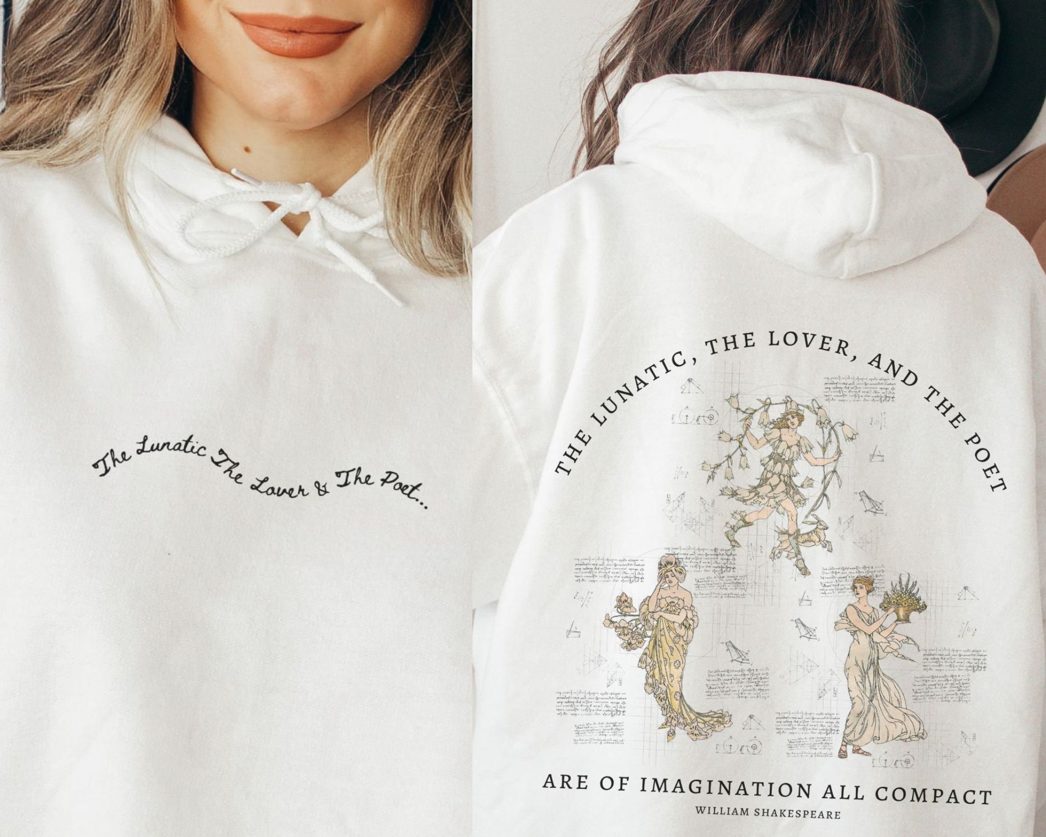 Midsummer Nights Dream Shakespeare Sweatshirt Dark Academia Clothing ...